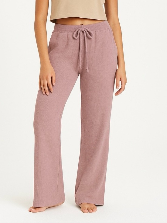 Urban Outfitters Pants - Urban Outfitters Out From Under Mauve Knit Flared Leg Lounge Pants Large